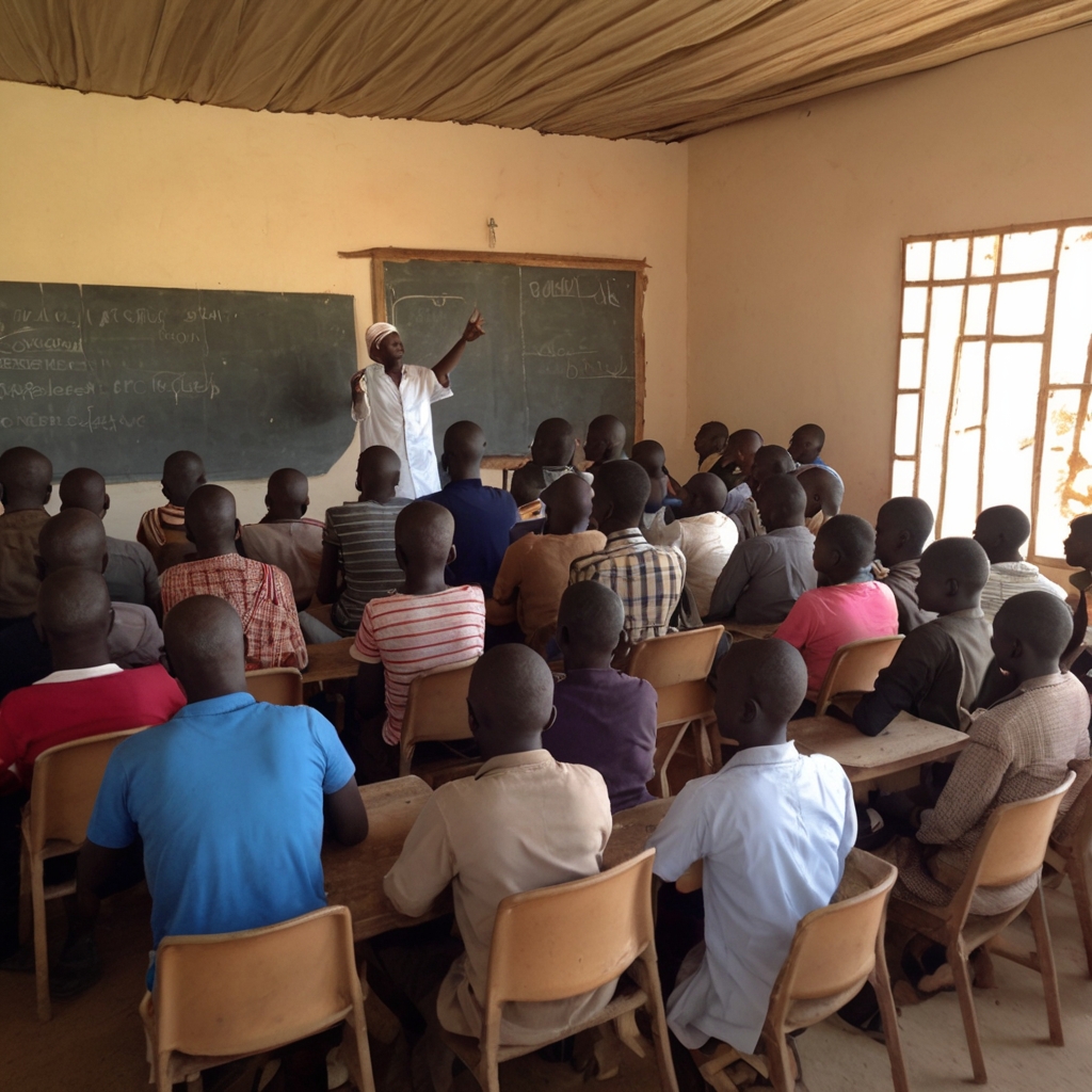 Lifelike_Vision_generate_a_image_of_an_english_training_class_1